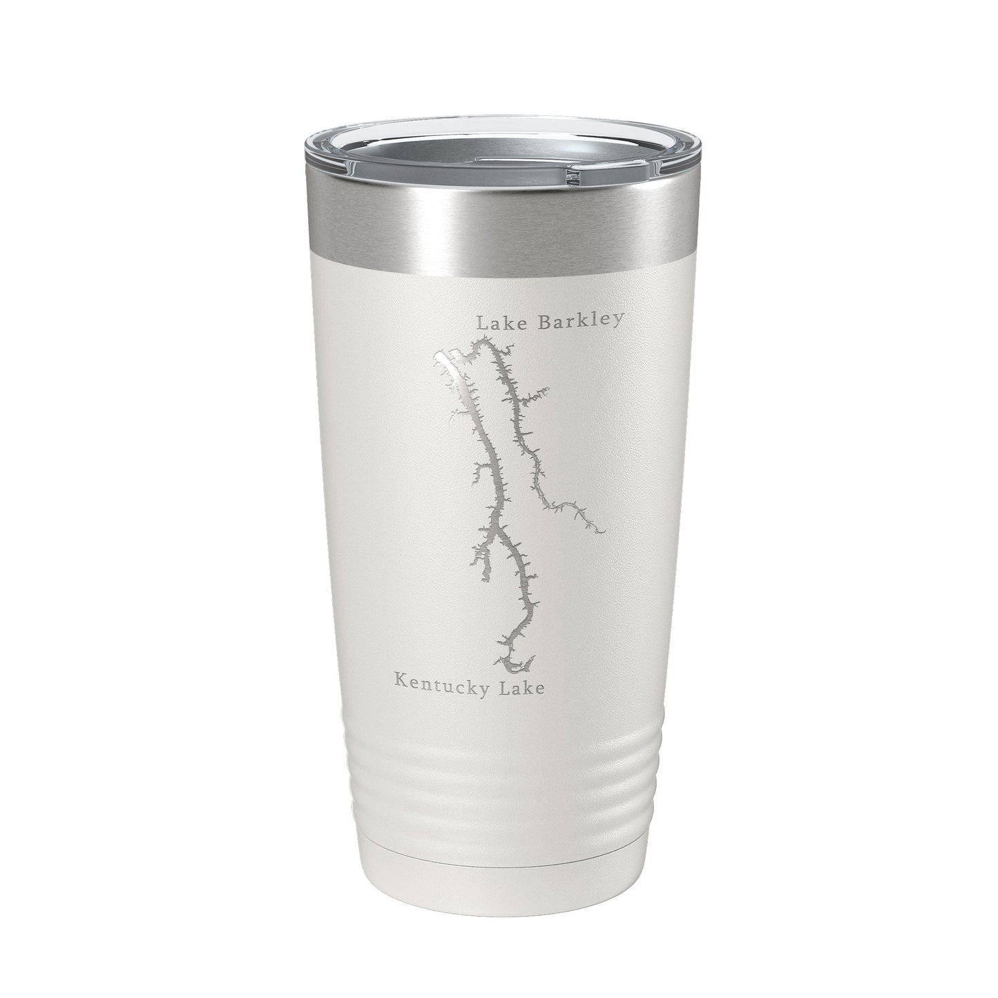 Kentucky & Barkley Lakes Map Tumbler Travel Mug Insulated Laser Engraved Coffee Cup Kentucky, Tennessee 20 oz-1