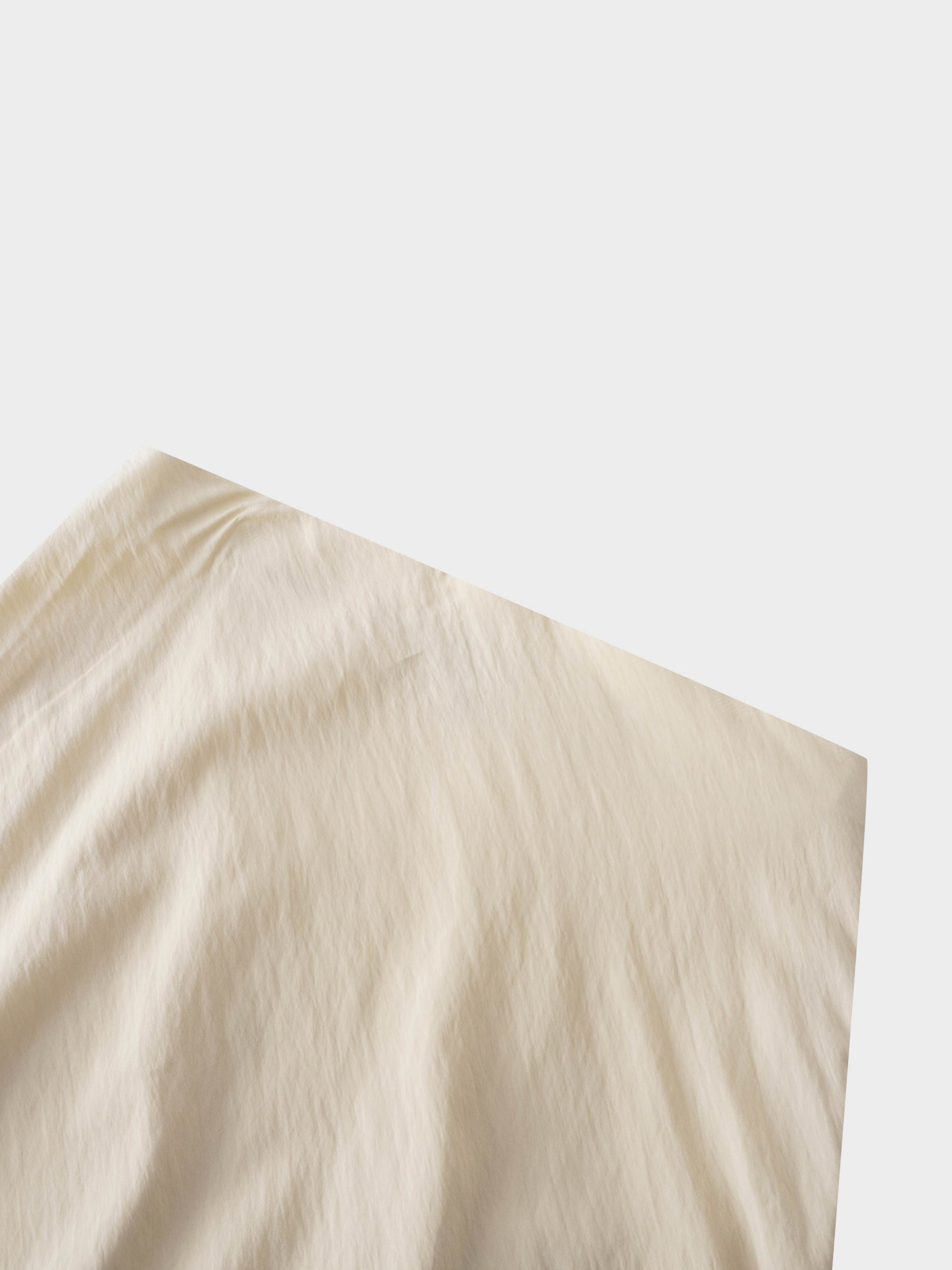 Crinkle Cotton Skirt 37"-Pale Yellow-2