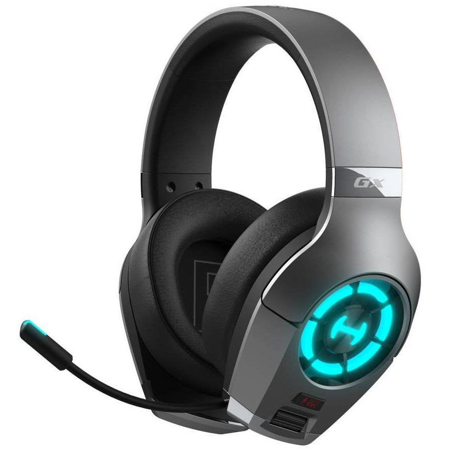 Casti gaming Edifier GX-GR, Iluminare RGB, Microfon pe casca, detasabil, mic noise cancelling, Gri (GX GREY)-0