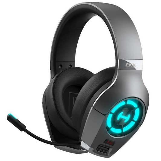 Casti gaming Edifier GX-GR, Iluminare RGB, Microfon pe casca, detasabil, mic noise cancelling, Gri (GX GREY)-0
