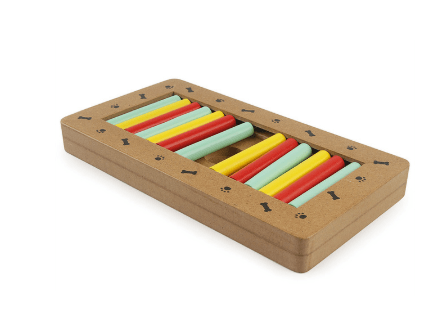 Interactive Paw Print And Bone Puzzle Toy - Engage And Entertain Your Pet!-2