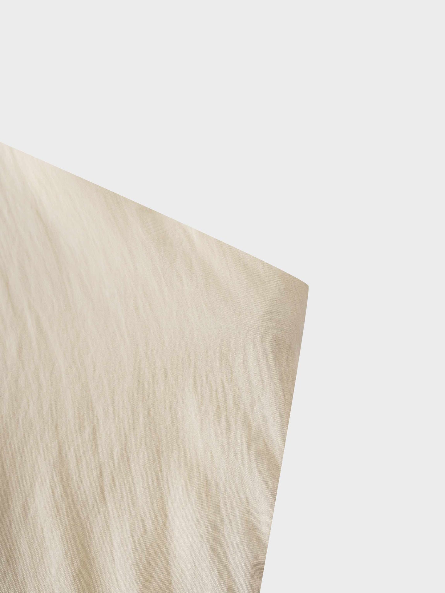 Crinkle Cotton Skirt 37"-Pale Yellow-3