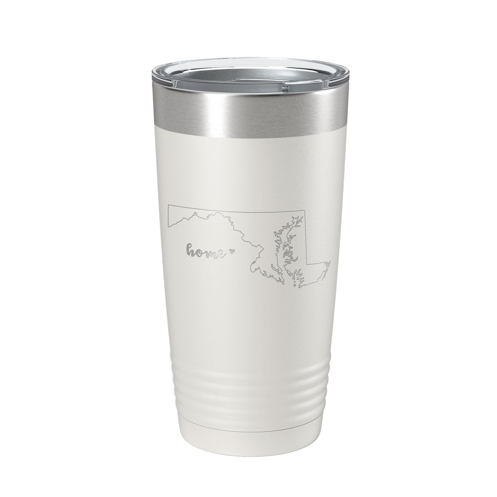 Maryland Tumbler Home State Travel Mug Insulated Laser Engraved Map Coffee Cup 20 oz-1