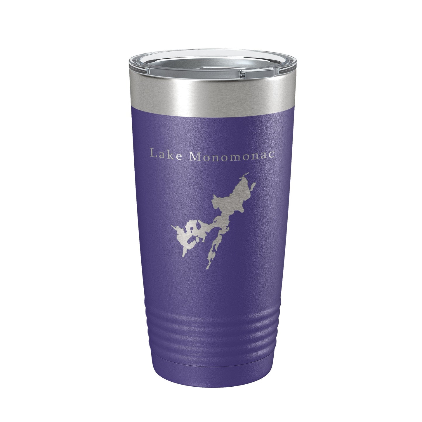 Lake Monomonac Map Tumbler Travel Mug Insulated Laser Engraved Coffee Cup Massachusetts New Hampshire 20 oz-15