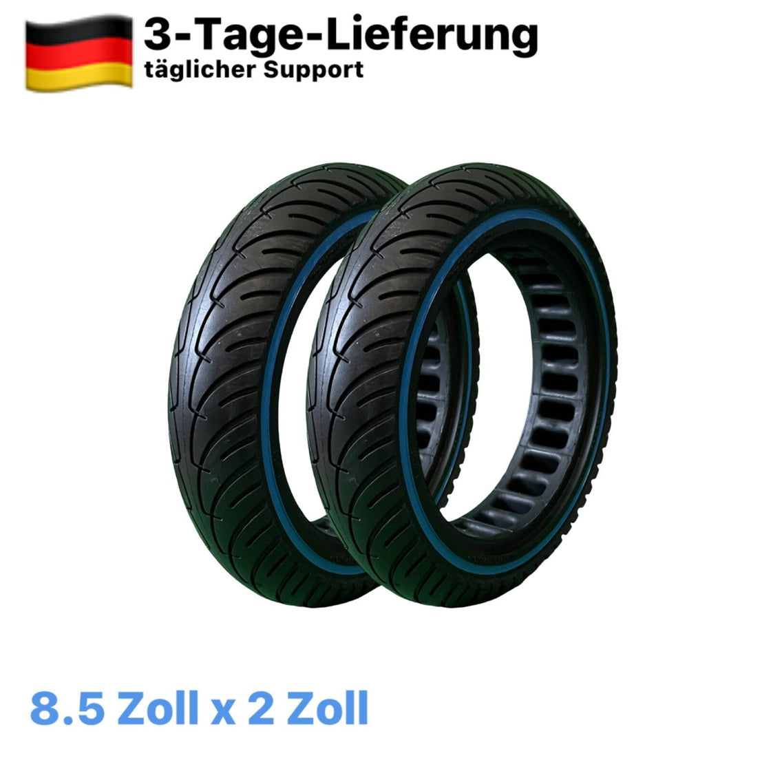 E Scooter Vollgummi Reifen 8,5 Zoll-1