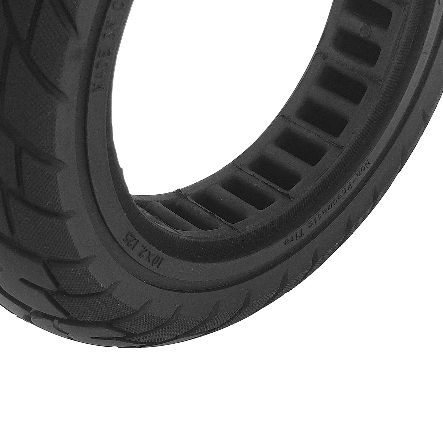10x2.125 E-Scooter Vollgummi Reifen Schwarz Nendong 34mm-2