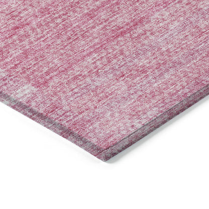 9' X 12' Pink And Blush Striped Washable Indoor Outdoor Area Rug-3