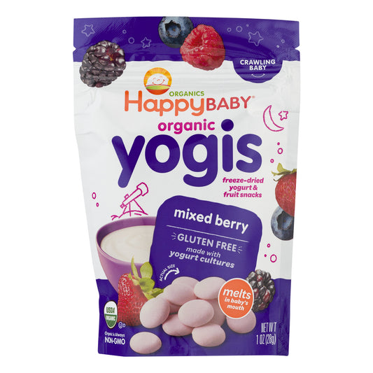 Happy Yogi Mixed Berry Yogurt Snacks (8x1 Oz)-0