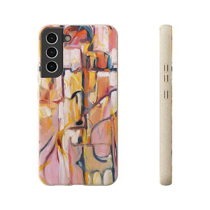 Biodegradable Phone Case with 'Abstract Pueblo' Original Artwork by Barbara Cleary-40