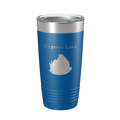 Cypress Lake Map Tumbler Travel Mug Insulated Laser Engraved Coffee Cup Kissimmee Orlando Florida 20 oz-6