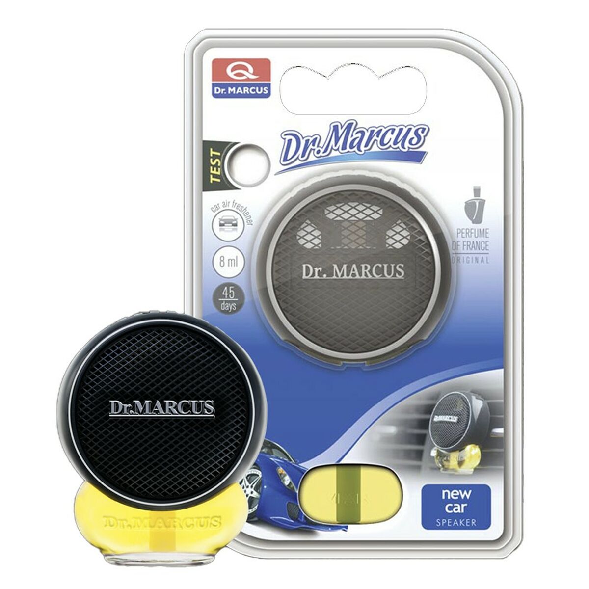 Car Air Freshener Dr Marcus Speaker New Car 8 ml Plastic 12 Pieces (8 Units)-0