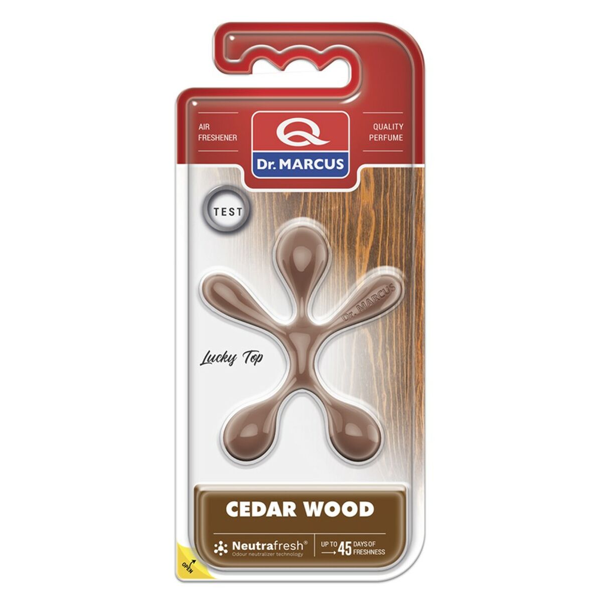 Car Air Freshener Dr Marcus Lucky Top Cedarwood Plastic Fragrance Pendant (12 Units)-1