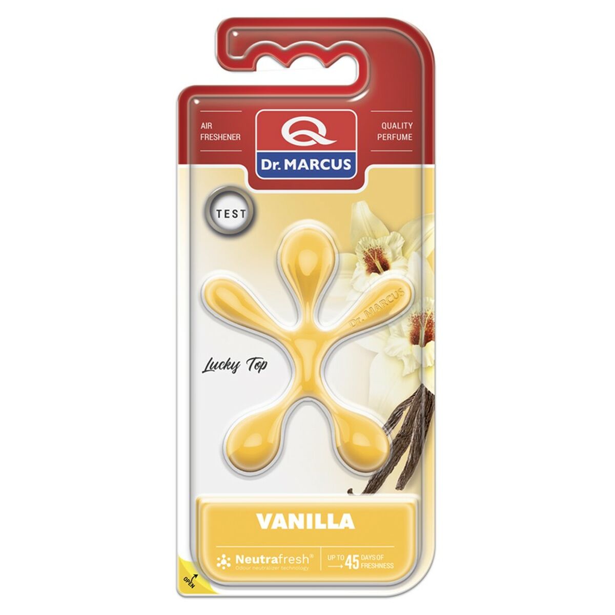 Car Air Freshener Dr Marcus Lucky Top Vanilla Plastic Fragrance Pendant (12 Units)-1