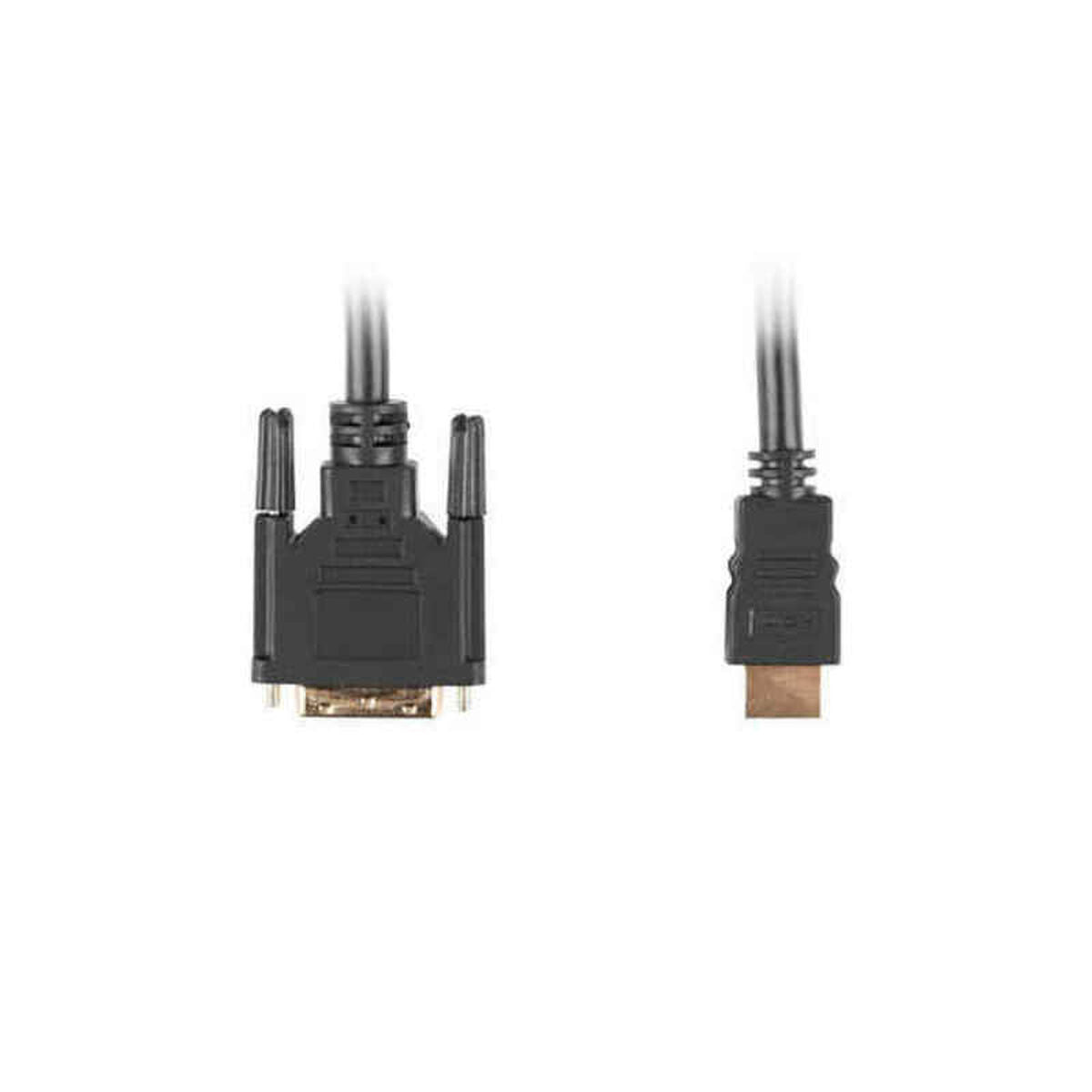 HDMI to DVI Cable Lanberg Male Plug/Male Plug Black-0