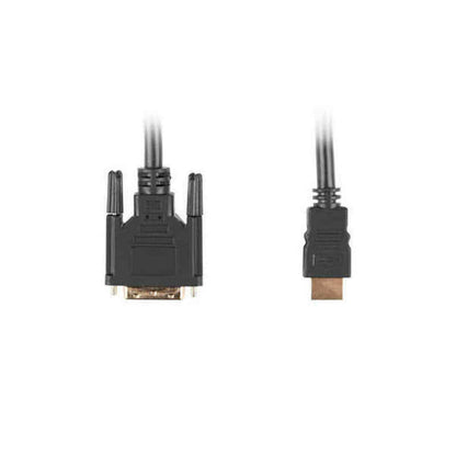 HDMI to DVI Cable Lanberg Male Plug/Male Plug Black-0