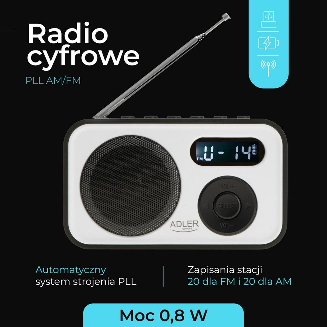 Radio Adler Black-31