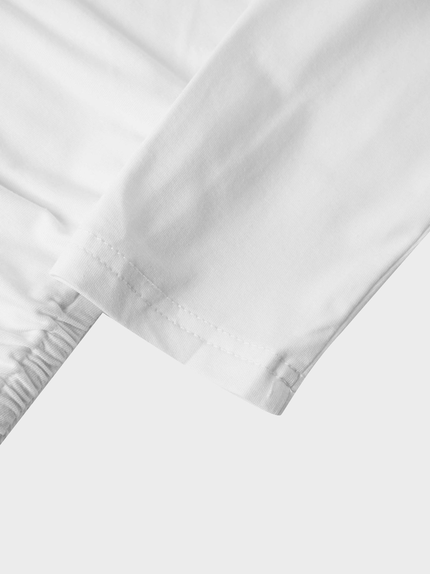 SIDE ELASTIC TEE-WHITE-4