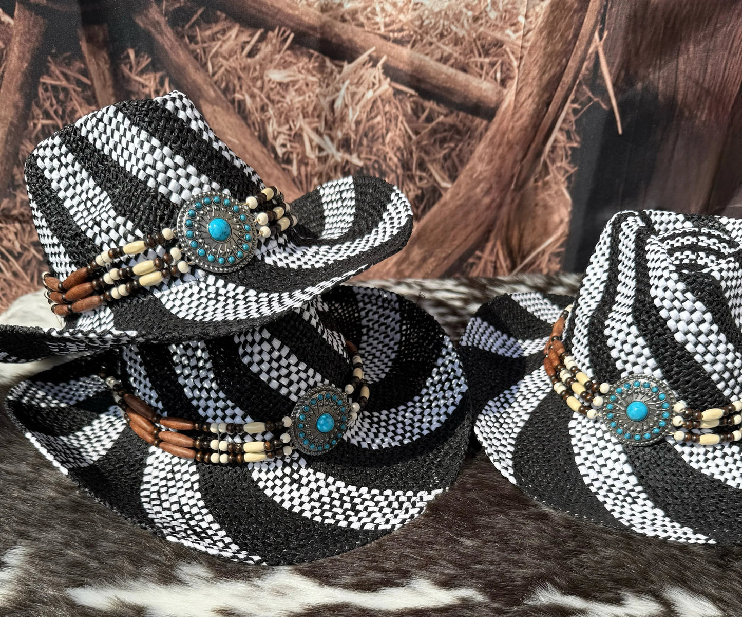 Country Straw Cowboy hat  - daze-0