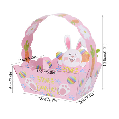 Cute Animal Gift Box Paper Shopping Basket