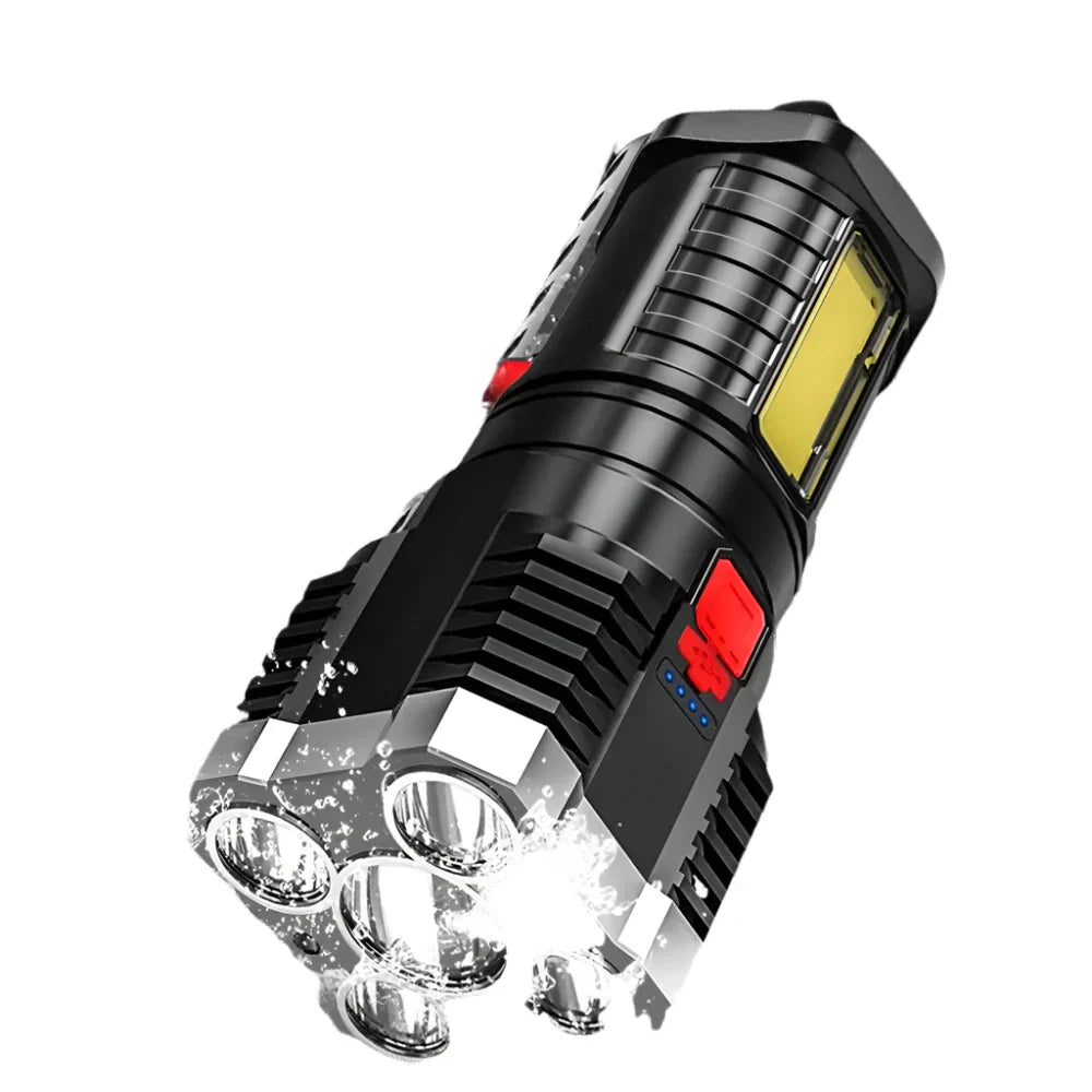 High Power Rechargeable LED Camping Flashlight-1