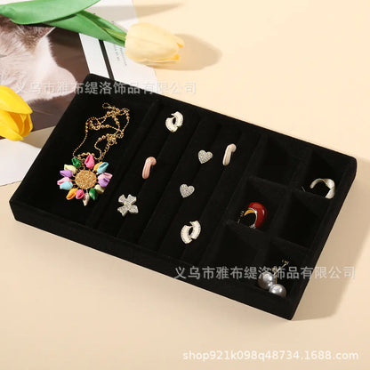 Velvet Jewelry Organizer Tray