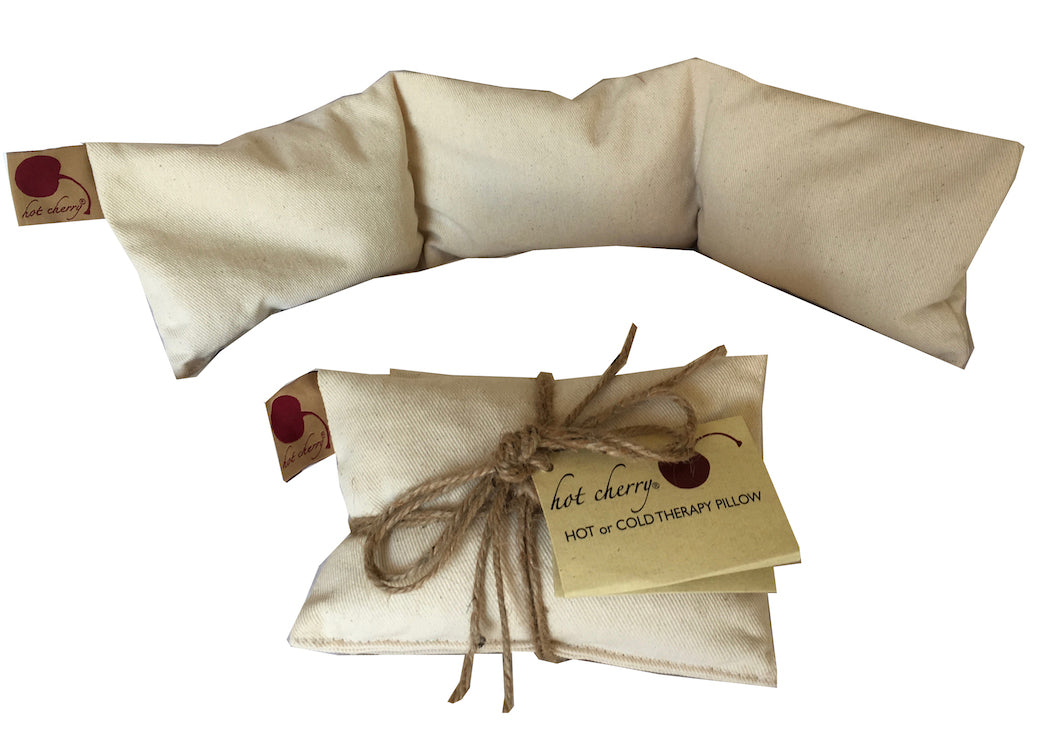 Hot Cherry Neck Wrap in Unbleached, Pre-washed, Natural Denim-0