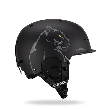 Integrated Snow Goggles with Crash Helmet for Adults