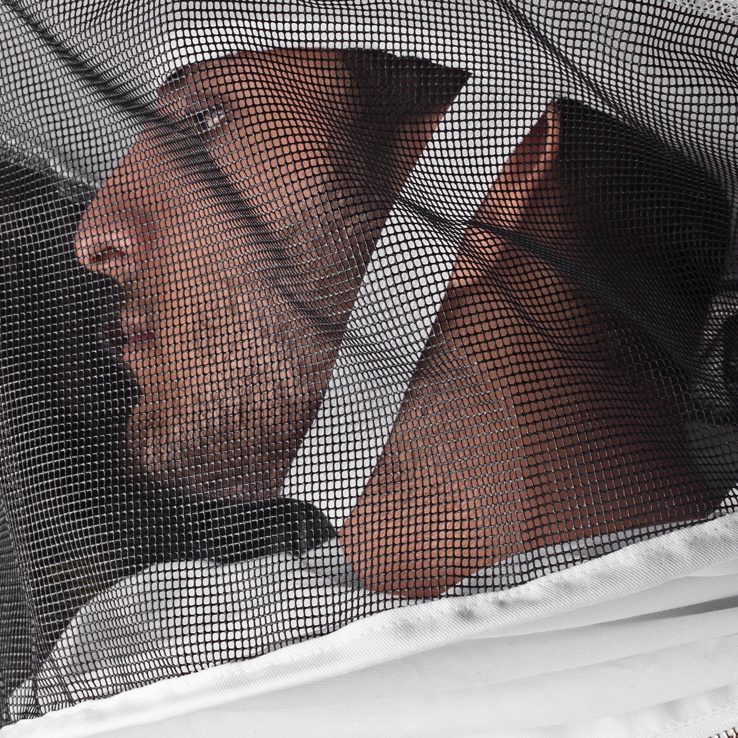 Beekeeping Bee Cotton Semi Ventilated Round head Jacket  Protective Gear-4