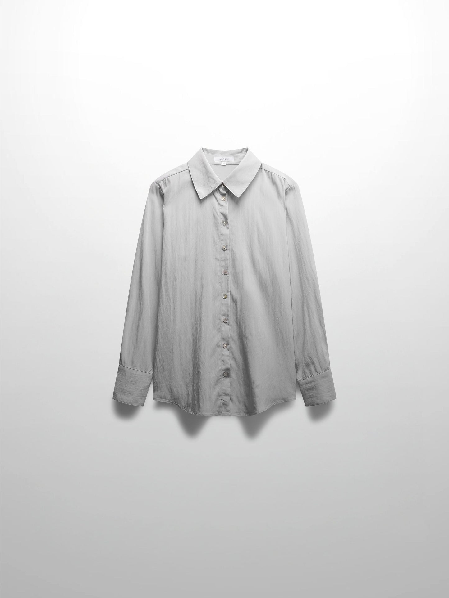 Crinkle Blouse-Grey-0