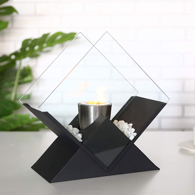 14.5" Tall Portable Tabletop Fireplace-3