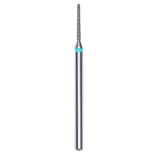 DIAMOND NAIL DRILL BIT, "NEEDLE", BLUE, HEAD DIAMETER 1/10MM (FA80B010/10) - STALEKS™-0