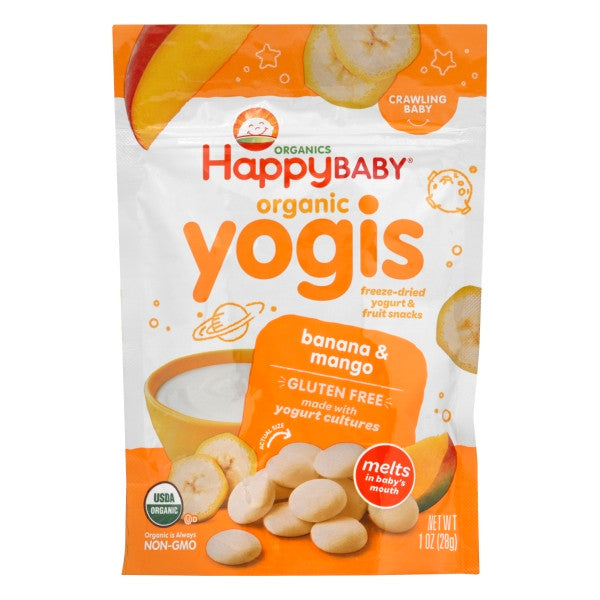 Happy Baby Banana Mango Yogurt Melts (8x1 Oz)-0
