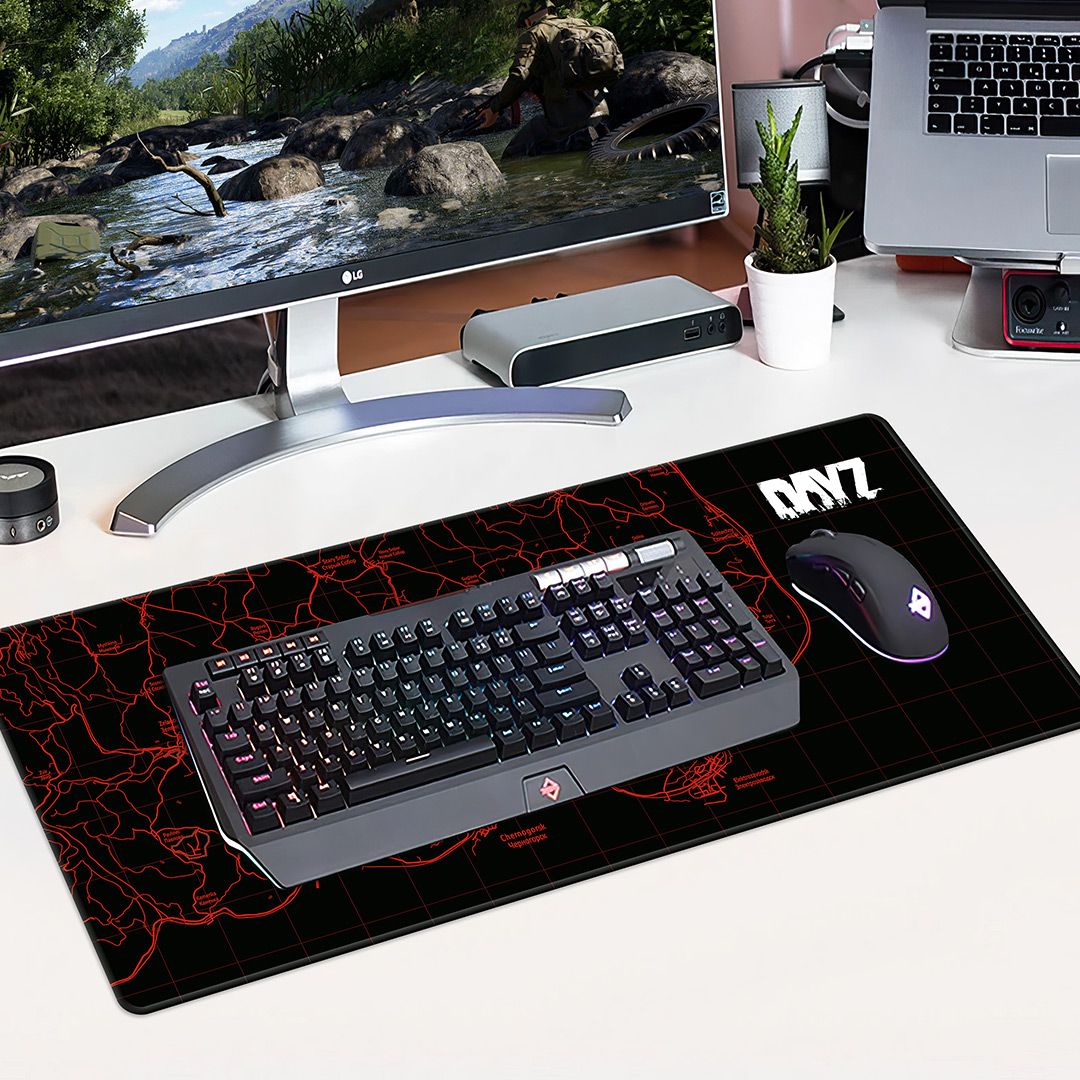 DAYZ - CHERNARUS UV GLOWING MOUSEMAT | BIG 800X340MM-4