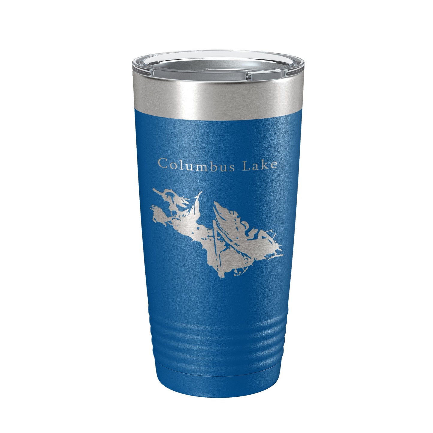 Columbus Lake Map Tumbler Travel Mug Insulated Laser Engraved Coffee Cup Mississippi 20 oz-6