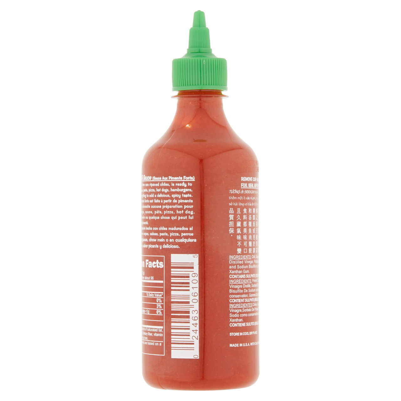 Huy Fong Sriracha Ht Chli Sauce (12x17OZ )-3