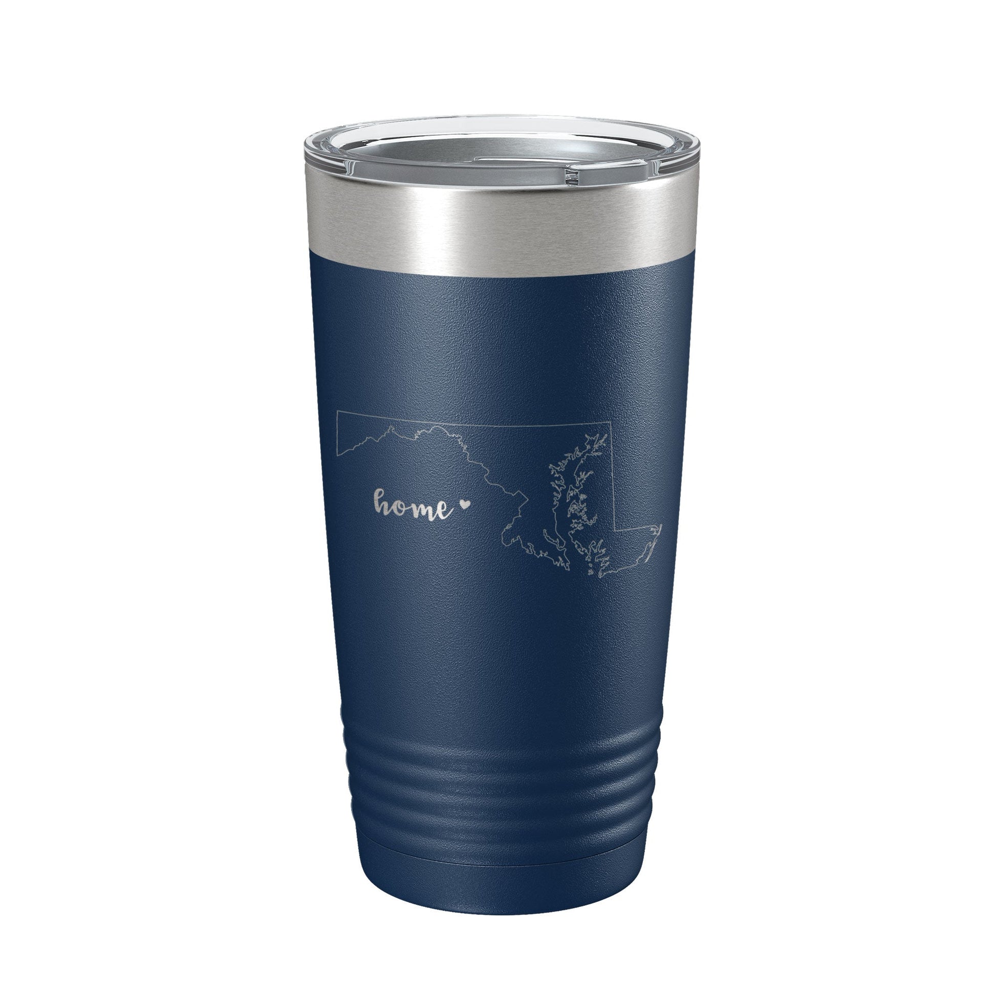 Maryland Tumbler Home State Travel Mug Insulated Laser Engraved Map Coffee Cup 20 oz-2