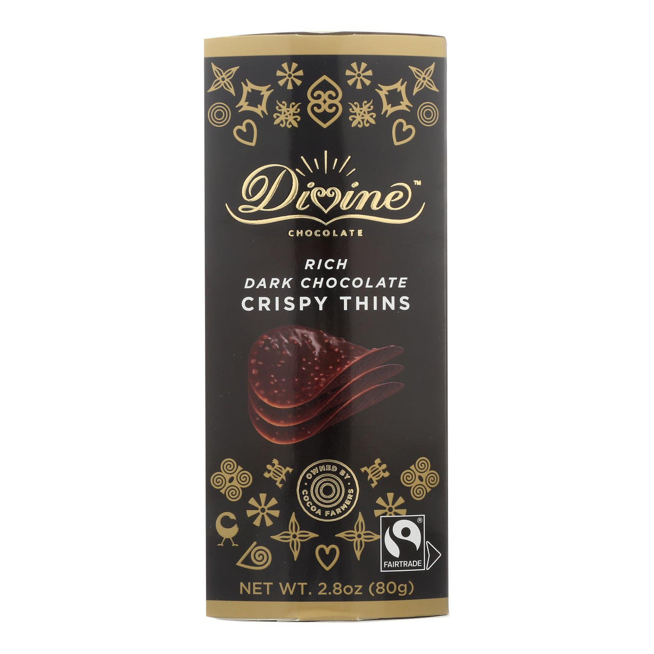 DIVINE CRSP THNS DK CHOC (12x2.80)-0