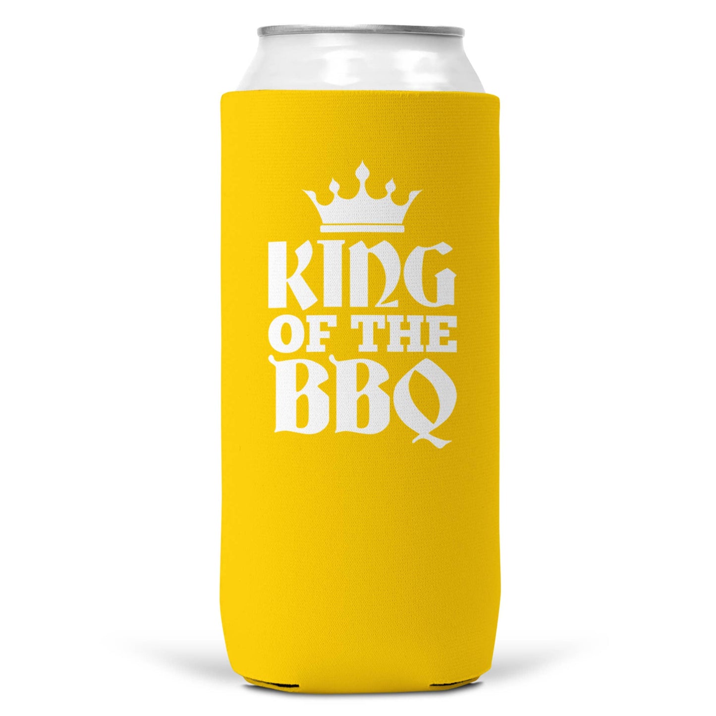 King Of The BBQ SLIM CAN Coozie Cooler | 12oz Slim Cans-2