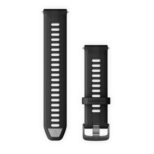 Garmin Garmin Forerunner 965 Laikrodžių dirželiai, Juodas / pilkšvas, 22 mm (010-11251-9Y)-0