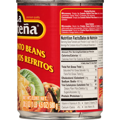 La Costena Bean Refried Pinto Beans (12x20.5 Oz)-5
