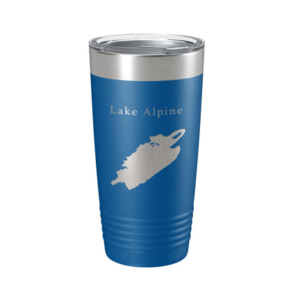 Lake Alpine Map Tumbler Travel Mug Insulated Laser Engraved Coffee Cup California 20 oz-6