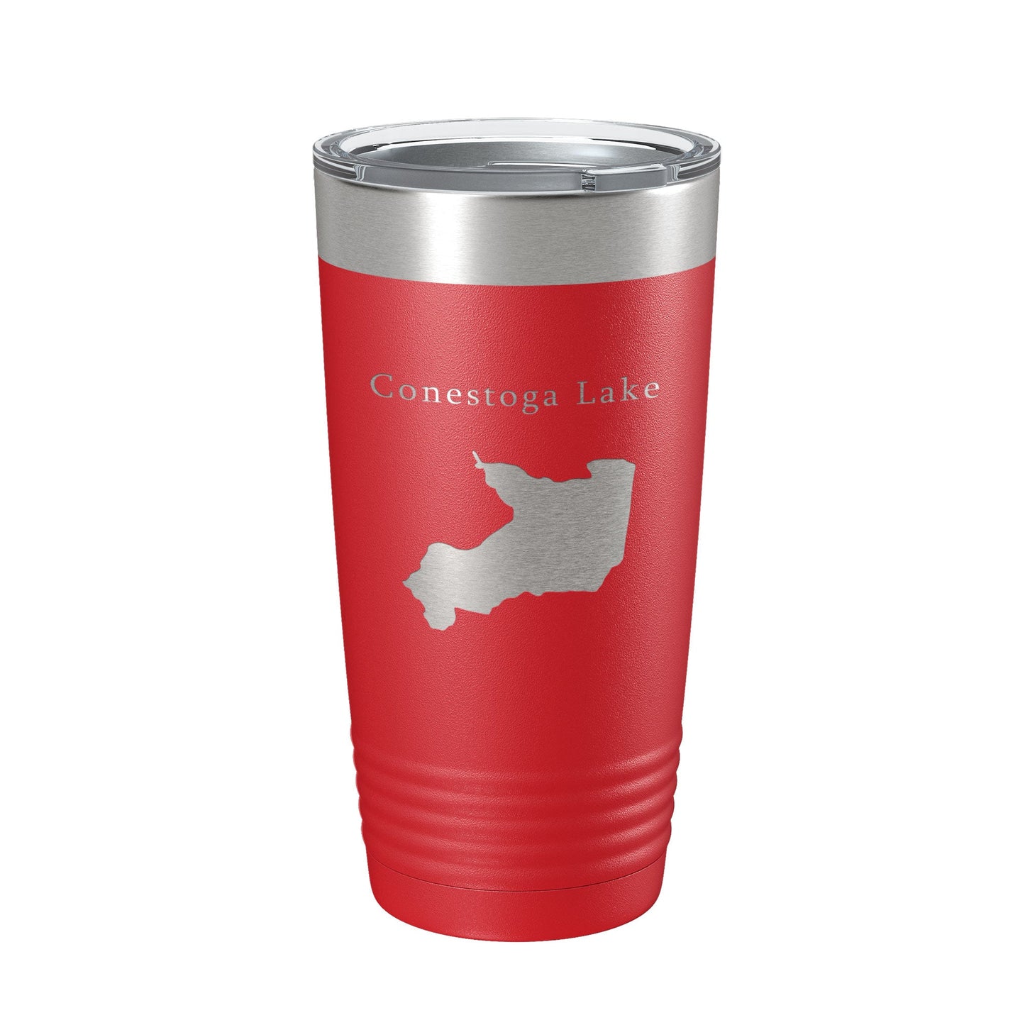 Conestoga Lake Map Tumbler Travel Mug Insulated Laser Engraved Coffee Cup Nebraska 20 oz-10