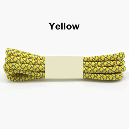 Reflective Round Sports Shoelaces with High Light