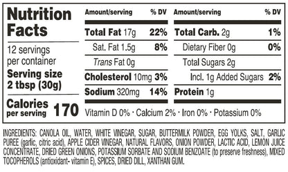Brianna's Homestyle DressingButtermilk Ranch (6x12Oz)-2