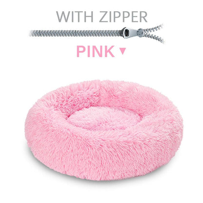 The Snugglepaws Plush Donut Pet Bed: Luxuriously Cozy Haven For Dogs And Cats-14