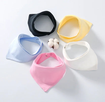 Cotton Triangle Scarf for Newborns and Babies