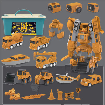 Magnetic Transforming Construction Toy for Kids