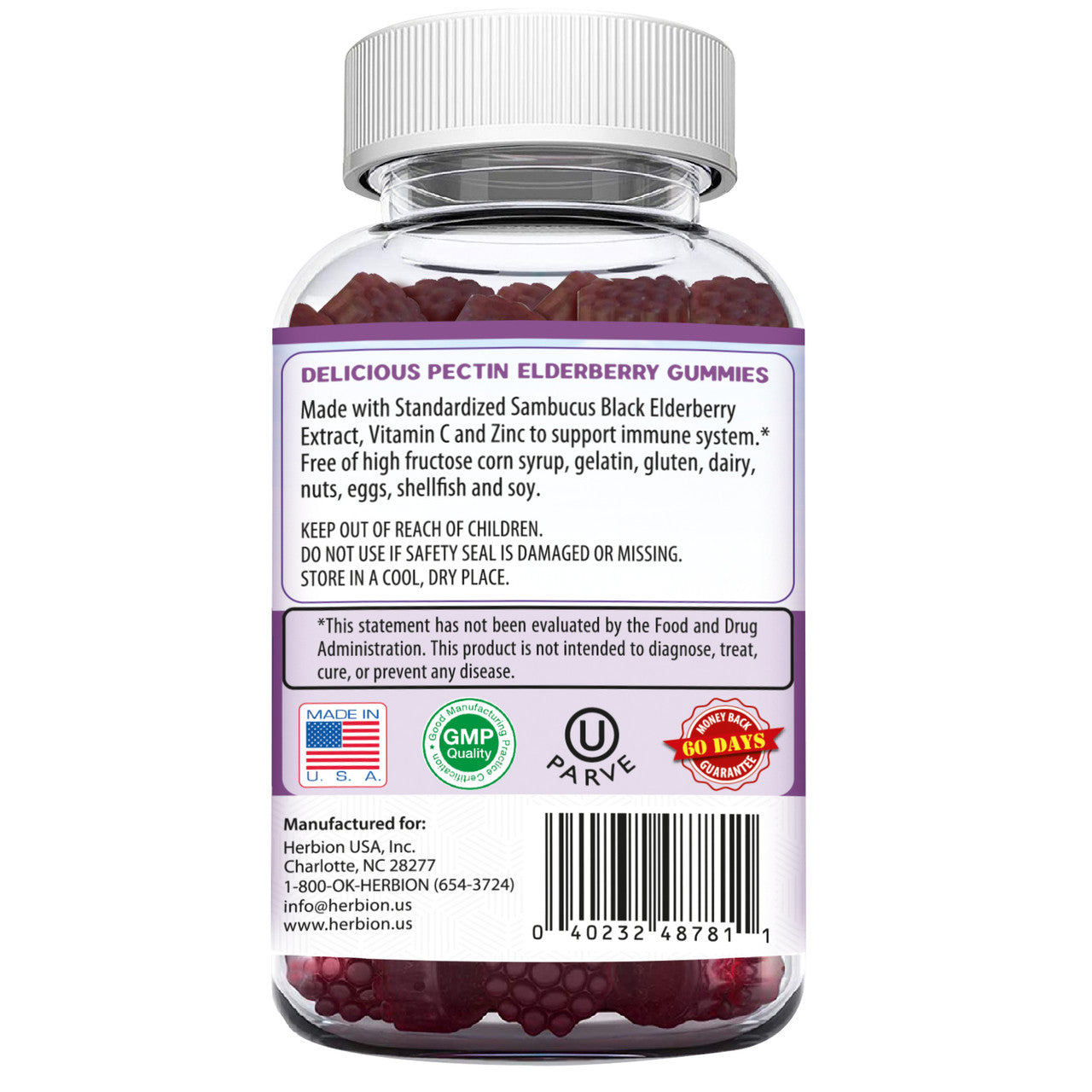 H.N. ELDERBERRY GUMMIES ( 1 X 60 CT   )-2