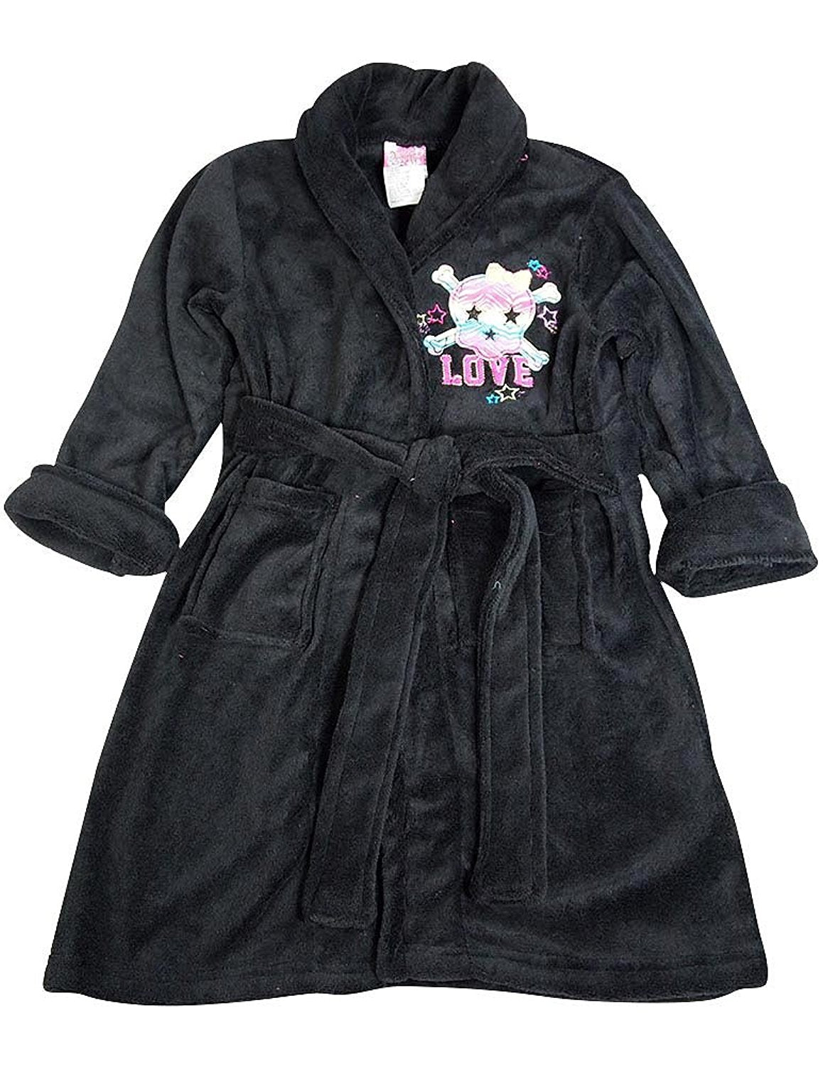 Sweet n Sassy - Big Girls' Soft Plush Cozy Robe-0