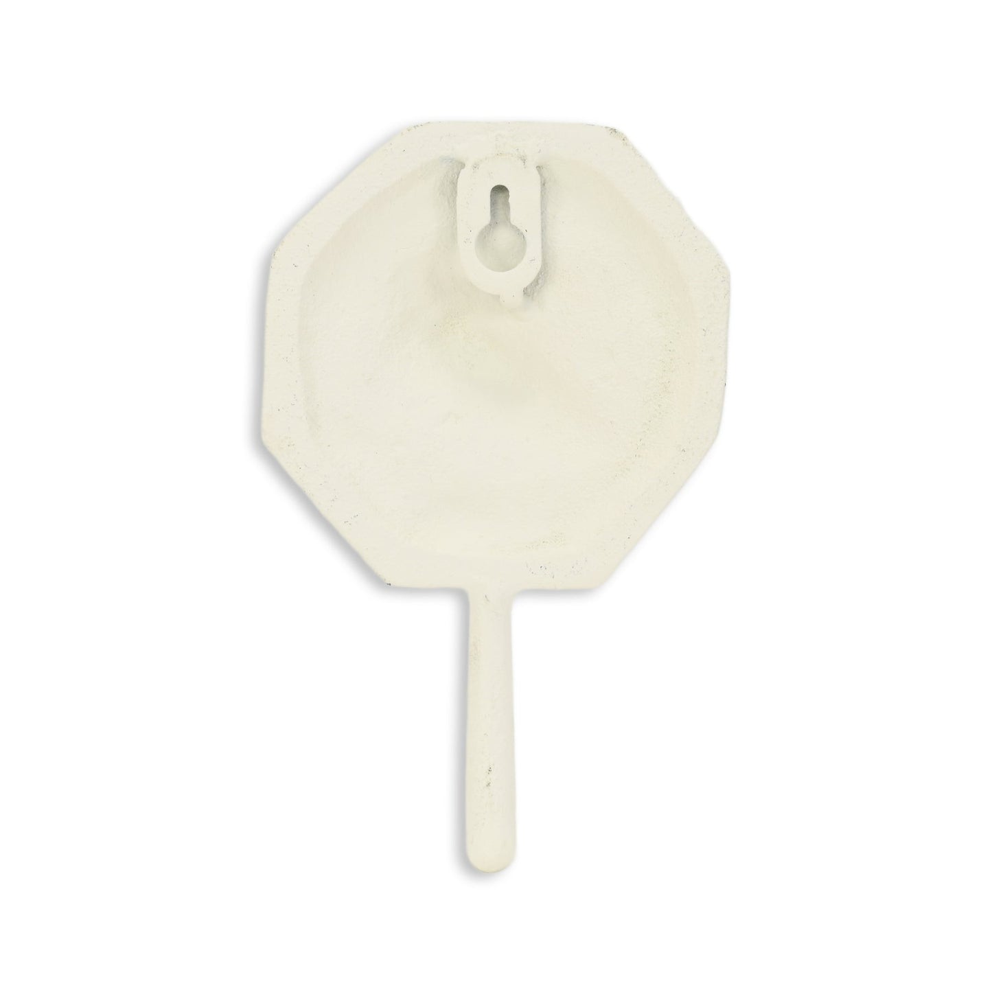 4" Blue And Cream Cast Iron Conch Shell Wall Hook-4